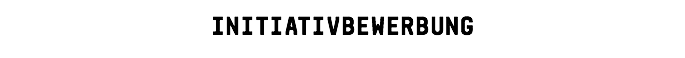 InitiativbewErbung